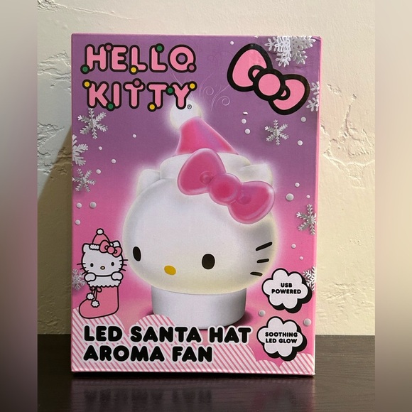 Hello Kitty LED Santa Hat Aroma Fan Made By Sanrio. Brand New In box. - Picture 2 of 9